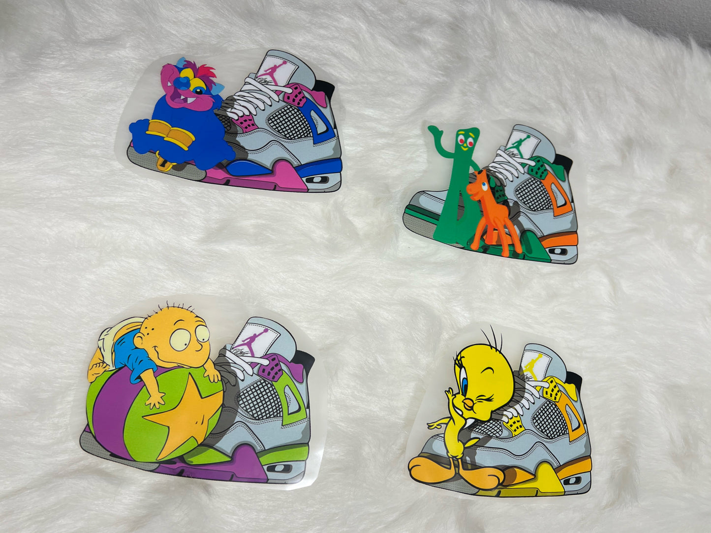 Kids Cartoon Shoe Shirts