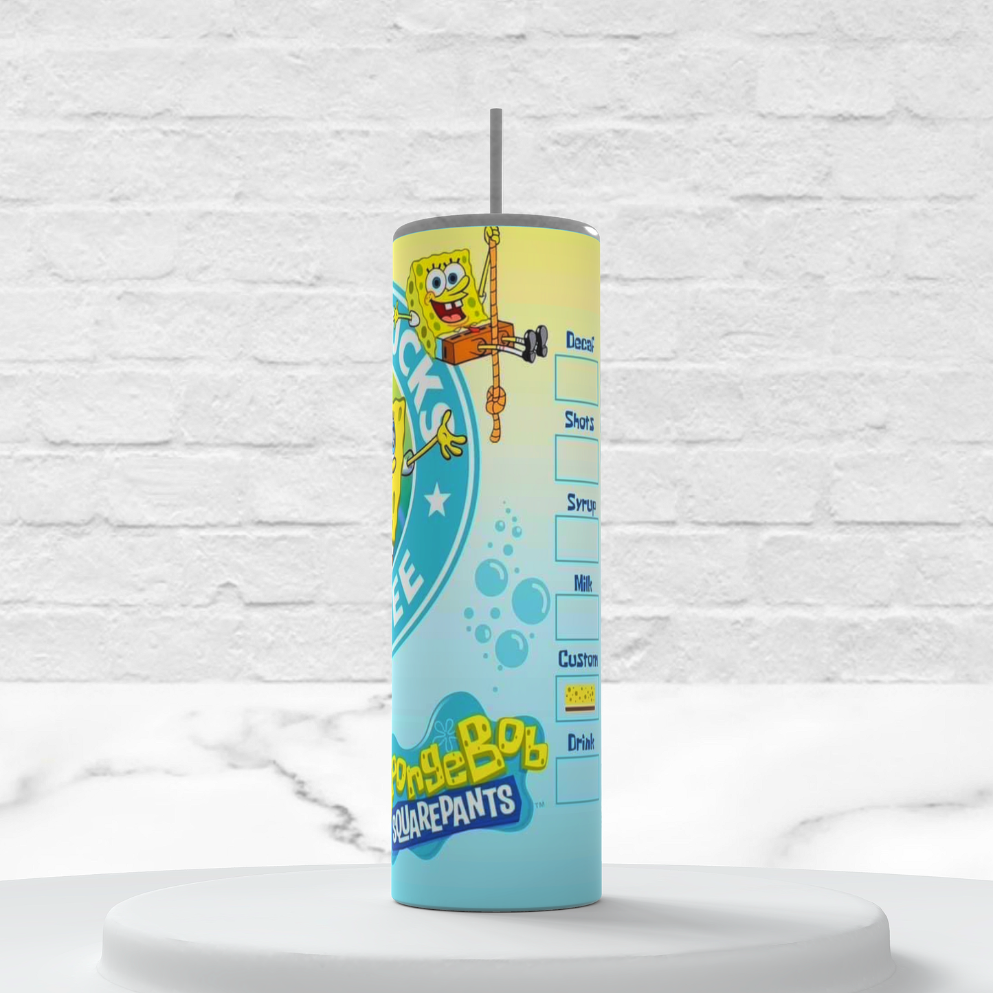 SpongeBob Starbucks 20oz Insulated Tumbler