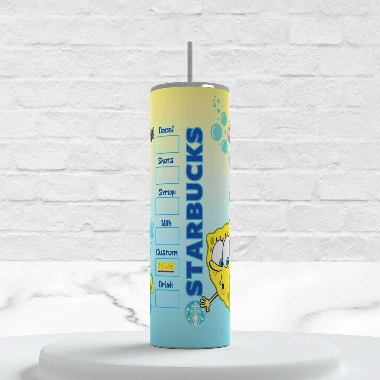 SpongeBob Starbucks 20oz Insulated Tumbler