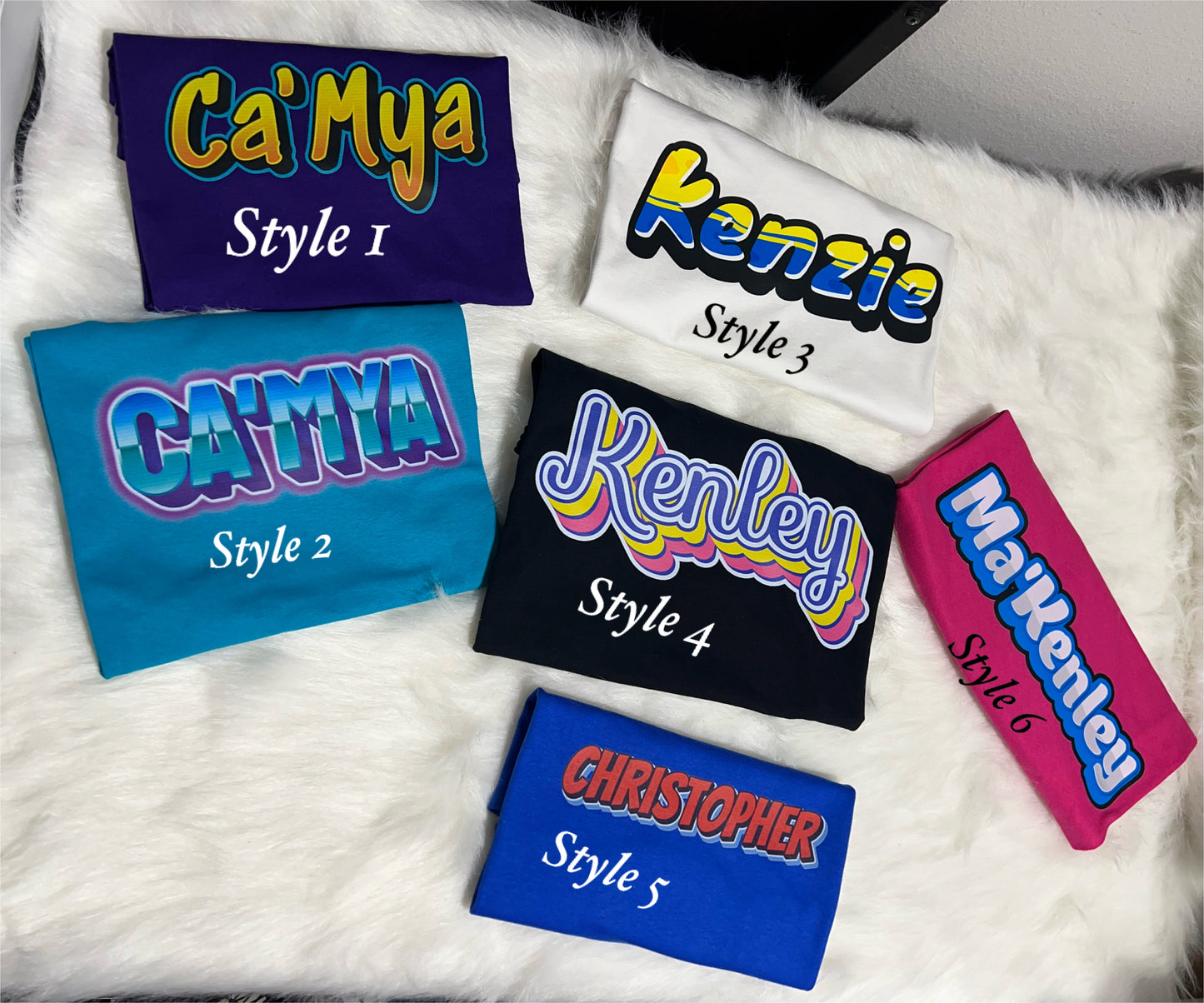 Kids Personalized Name T-shirts