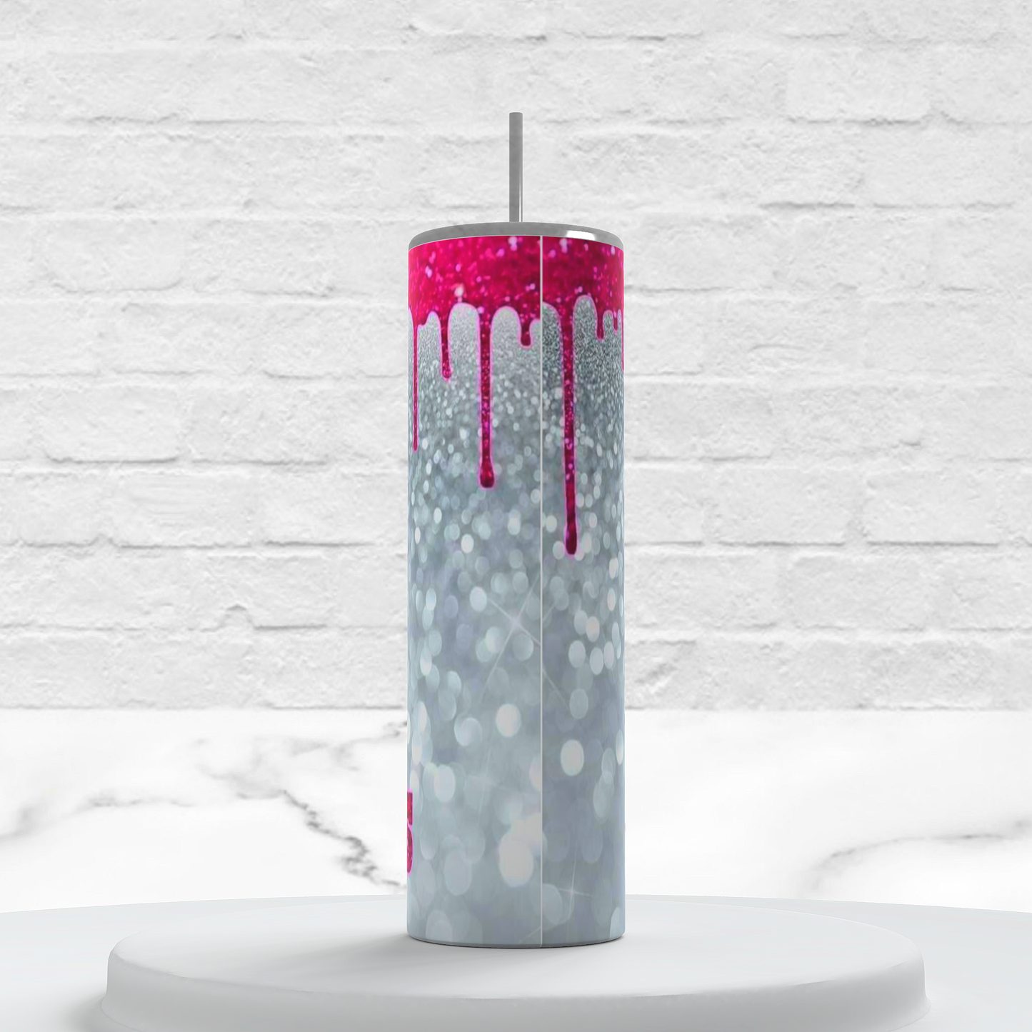 Pink Drip Cowboys Tumbler