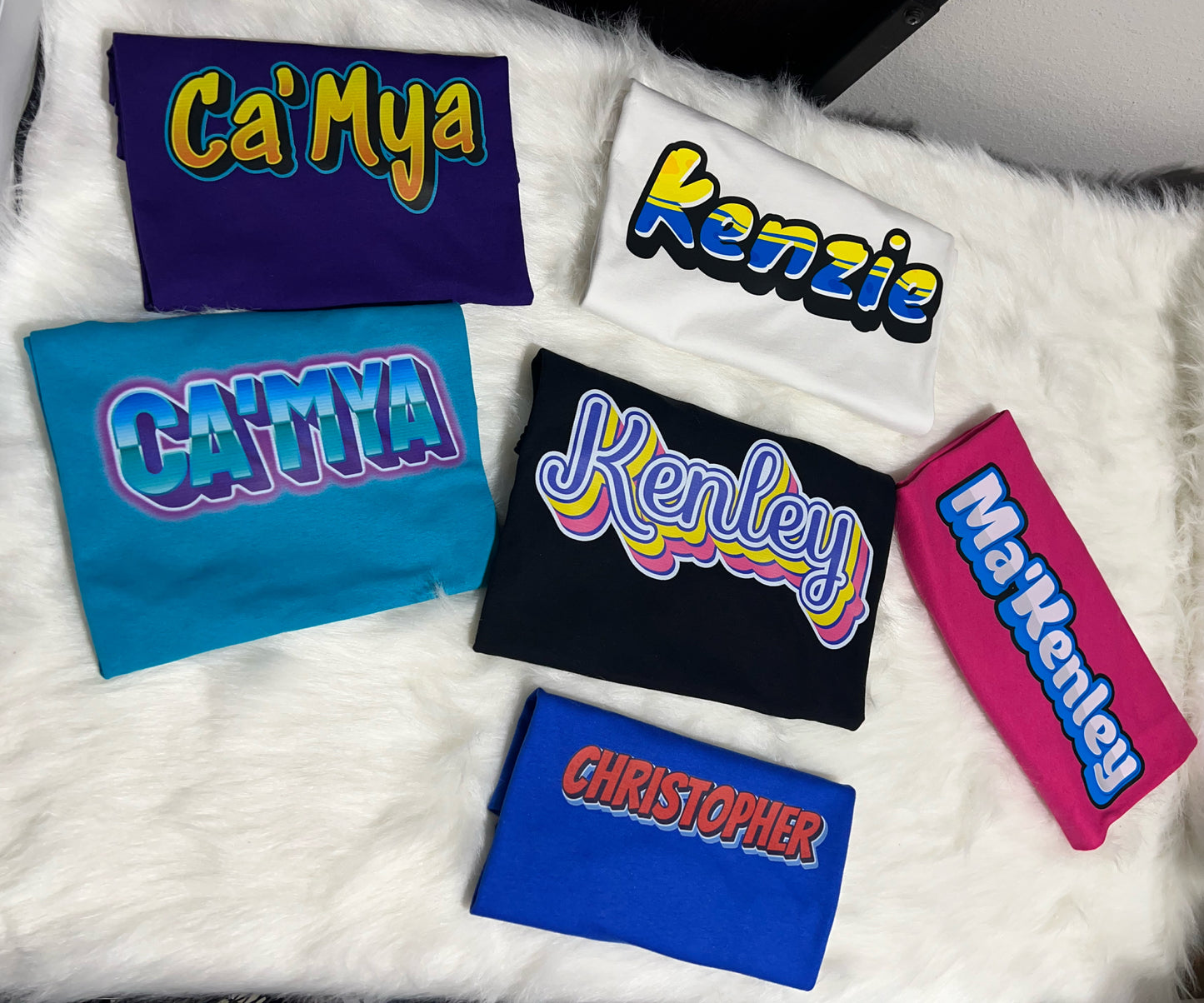 Kids Personalized Name T-shirts