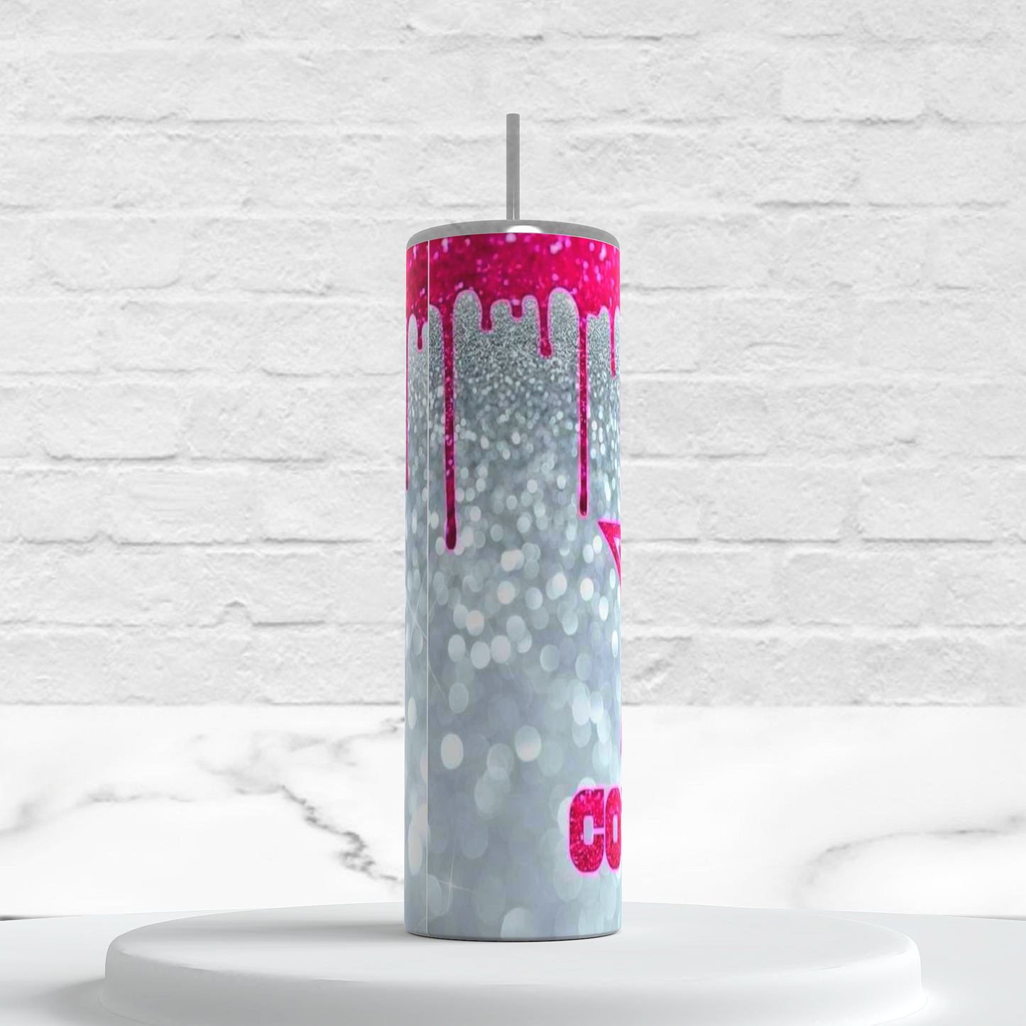 Pink Drip Cowboys Tumbler