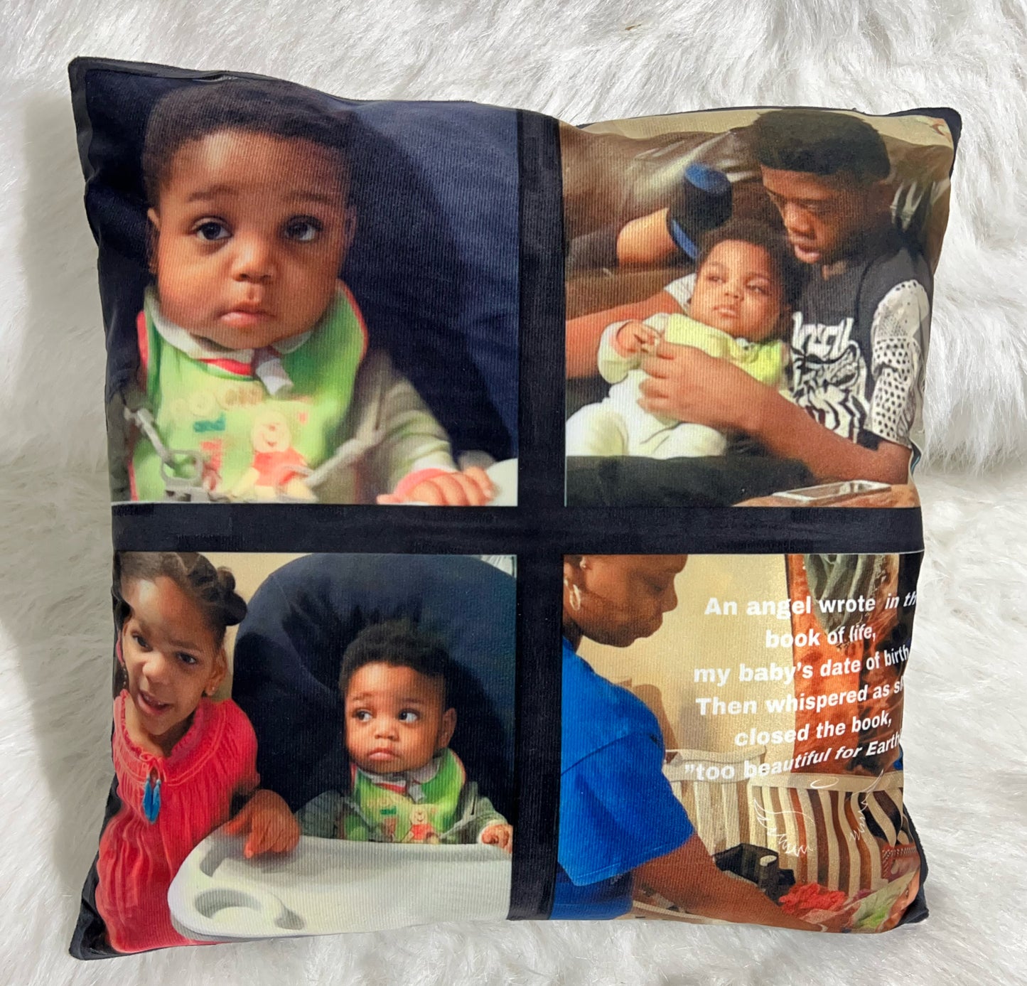 Personalized 18-Inch Customizable Pillow