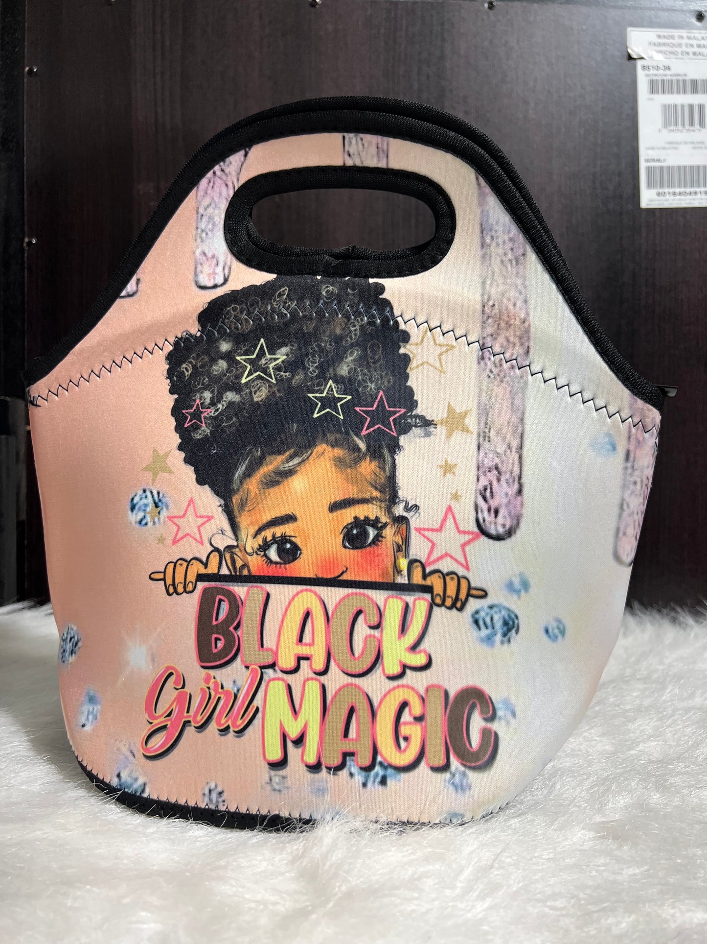 Diamond Black Girl Magic Tumbler and Lunch bag Set