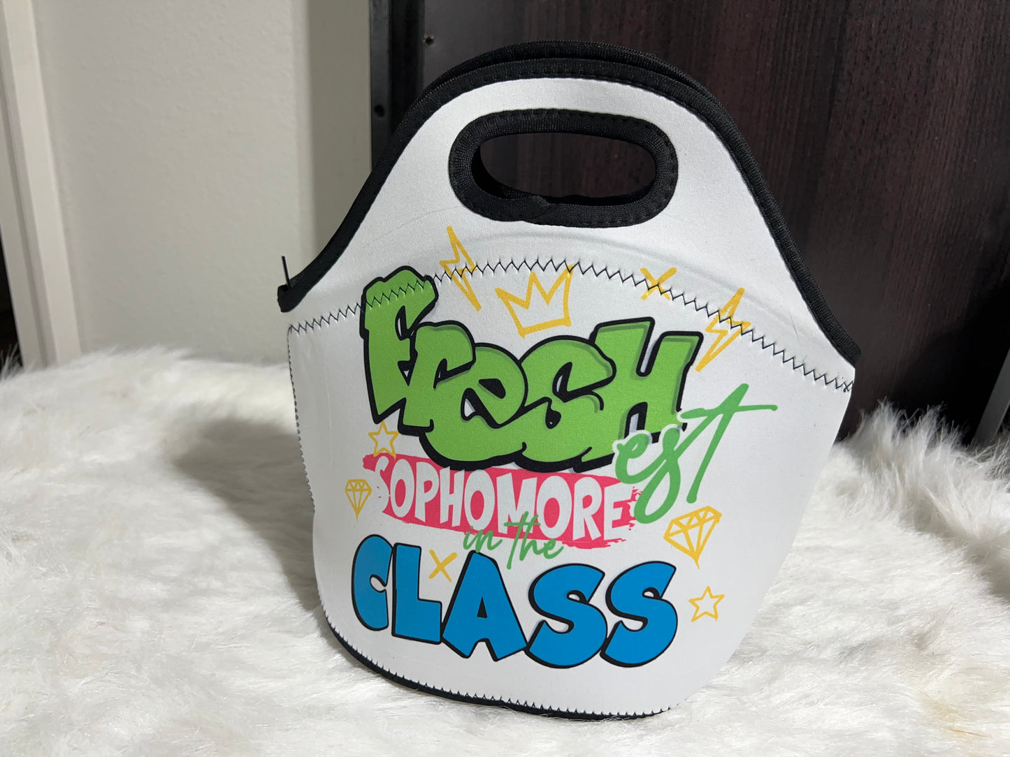 Freshest Sophomore in the Class Tumbler and Lunch bag Set