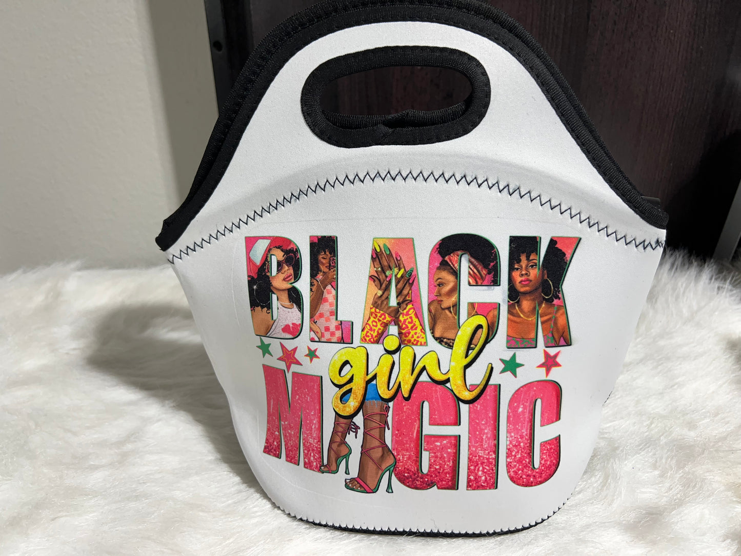 Classy Black Girl Magic Tumbler and Lunch bag Set